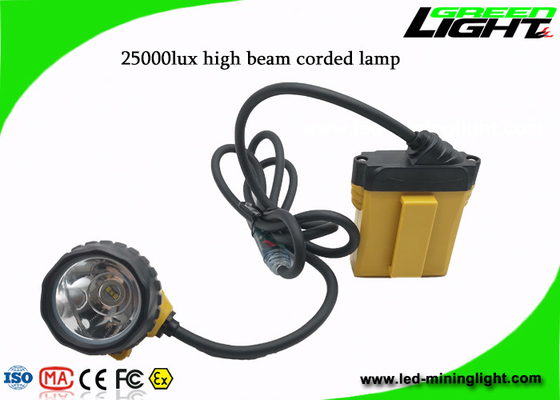 Linterna de la explotación minera de 3W 600mA 25000lux SOS de la prenda impermeable IP68