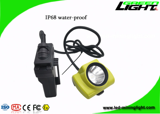 pantalla de 4.07W 530lum 25000 LUX Mining Cap Lights With OLED