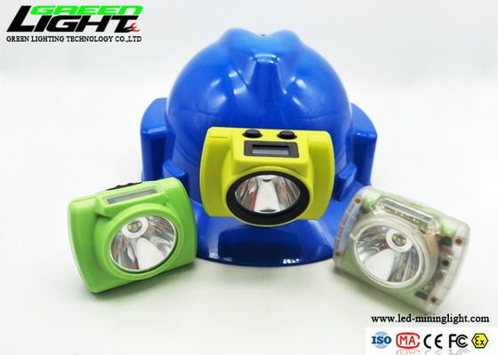 Luz del casco de los mineros de carbón del ABS 385lum 18000lux de ATEX