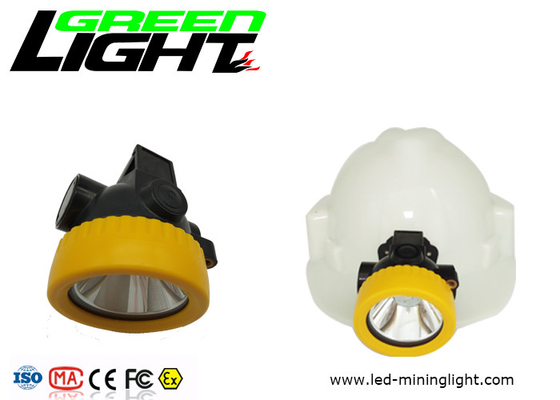 la prenda impermeable de la lámpara de casquillo de los mineros llevados de 0.74W 230mA 4000lux IP67 llevó la lámpara de casquillo minera