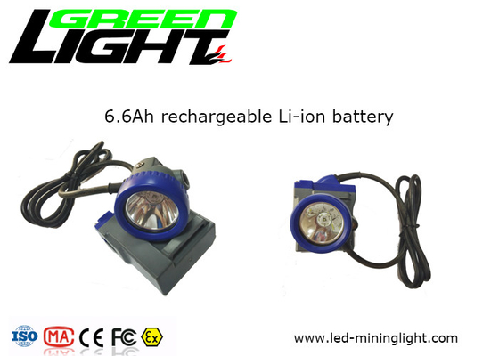 IP68 luces carboníferas GLT-7 de la prenda impermeable 144lum 6.6Ah 1000lux