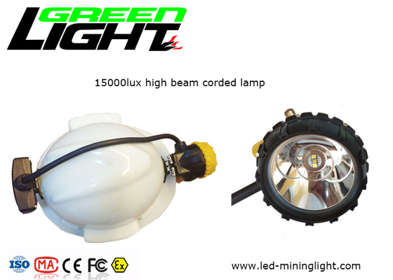 Los mineros semi atados de GLS12-A 6.8Ah 15000lux capsulan la lámpara con hora laborable larga