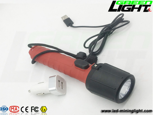 luz a prueba de explosiones IP68 450lum de la antorcha de 3000lux 2200mAh