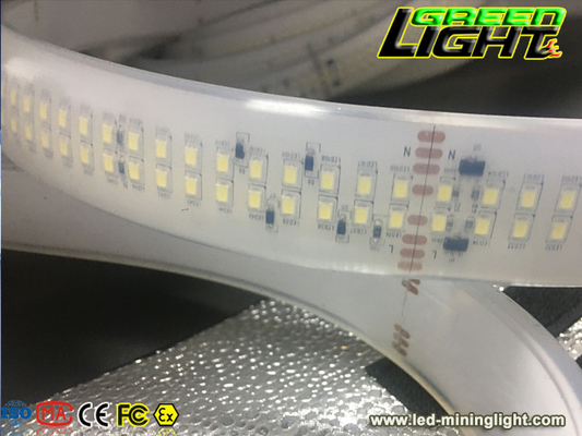 Tira llevada fila SMD5050 LOS 33W/M Flexible del doble de 220VAC 2362lum
