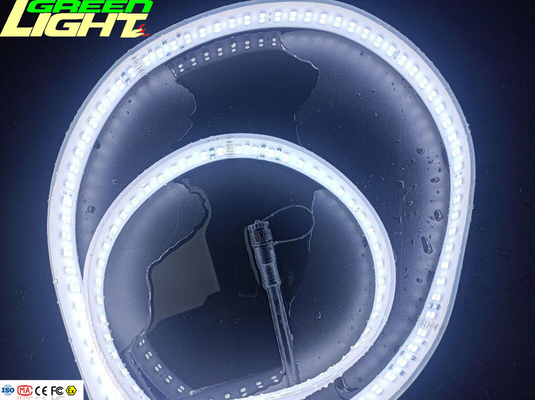 Flujo 	las luces de tira antiexplosivas llevadas flexibles de las luces de tira de 2362lum SMD5050 230VAC impermeabilizan luces de tira IP68
