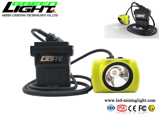 Lámparas de casquillo mineras recargables de 18000LUX 6.8Ah IP68 385LUM