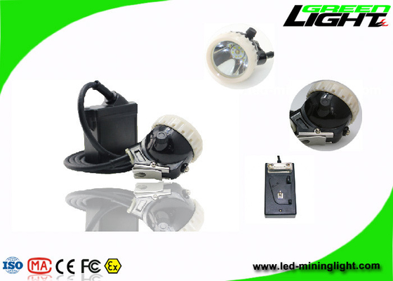 luces portátiles principales KL5LM de la explotación minera de la lámpara 3.7V LED de los mineros de 216lum 450mA LED