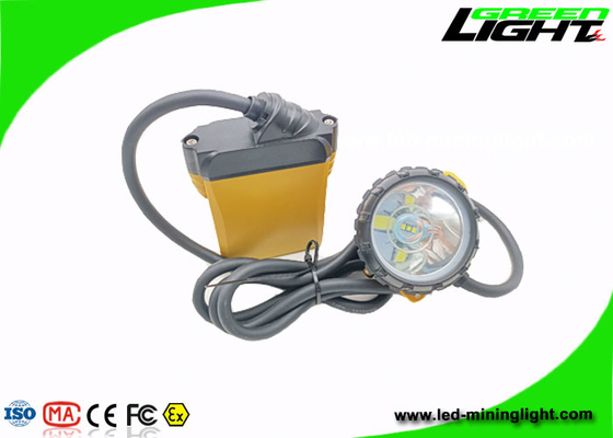 luz impermeable 1.8W del casquillo de los mineros de 10.4Ah 390lum con el cargador de la cuna