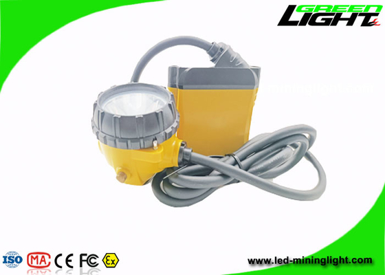 luz impermeable 1.8W del casquillo de los mineros de 10.4Ah 390lum con el cargador de la cuna