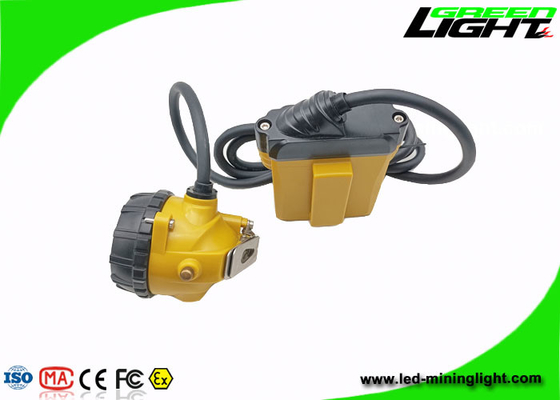 luz impermeable 1.8W del casquillo de los mineros de 10.4Ah 390lum con el cargador de la cuna