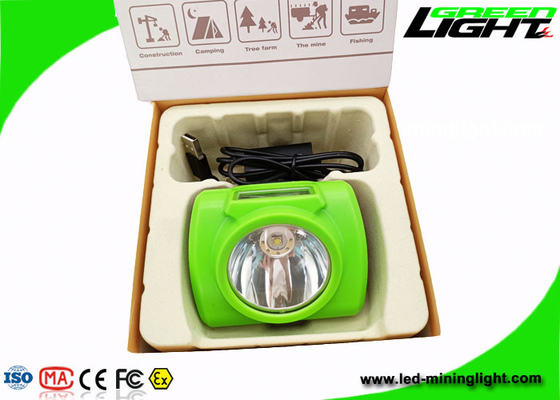 GLC-6S 4.2W sin cuerda 348lum llevó la lámpara de casquillo sin cuerda minera de la luz 25000lux del casco