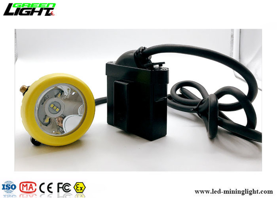 Lámpara llevada atada del casco de la lámpara de casquillo de los mineros de ATEX KL5LM 6.6Ah 216lum LED 3.7V