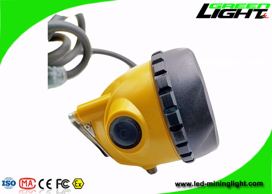 lámpara de casquillo de los mineros de 850mA 10.4Ah LED 25000 Lux With Cable Flash Light