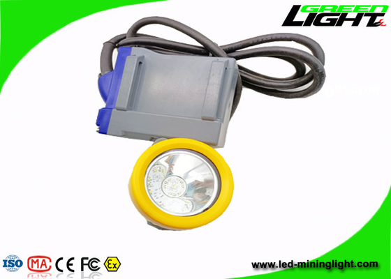 15000lux 1.67W llevó el faro minero 6.6Ah IP68 resistente a las explosiones