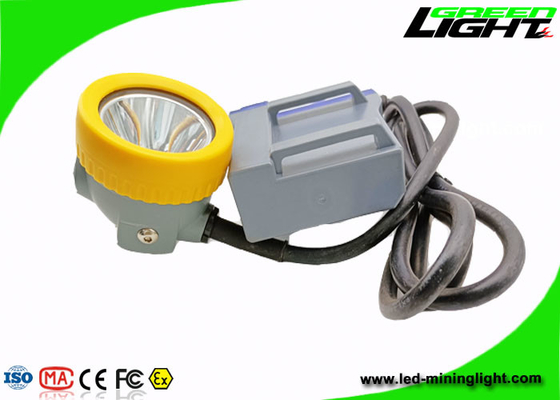 15000lux 1.67W llevó el faro minero 6.6Ah IP68 resistente a las explosiones