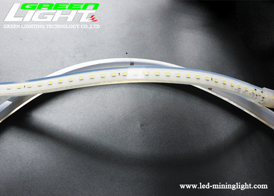 El 15W/M 1100lum LED que mina el silicio ligero Gal Transparent de las tiras los 72LEDs/m