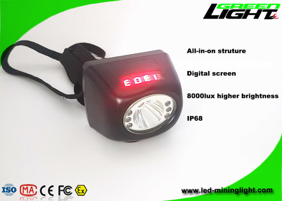 luz subterráneo de los mineros de Led Headlamp 5.7Ah LED del minero de 1.7W 8000lux
