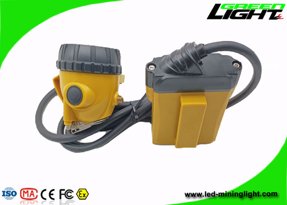 luz 10.4Ah del casquillo de la explotación minera de 390lum 25000lux LED a prueba de explosiones