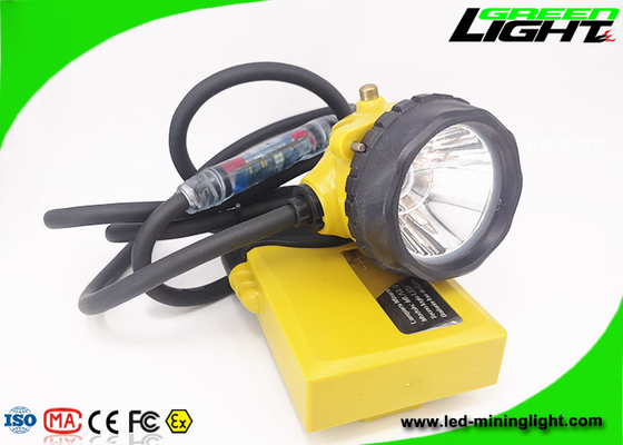 los mineros de 10.4Ah 25000lux llevaron la taza de aluminio MSHA del cable atado ligero