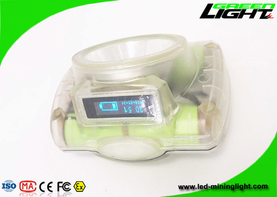 lámpara de casquillo sin cuerda del casco de 232lum 13000lux 1.78W con la pantalla de OLED