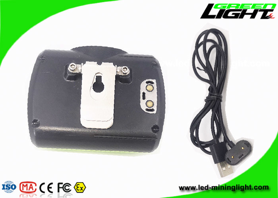 prenda impermeable 480mA de la linterna 6.8Ah IP68 del casco LED de 232lum 1.78W