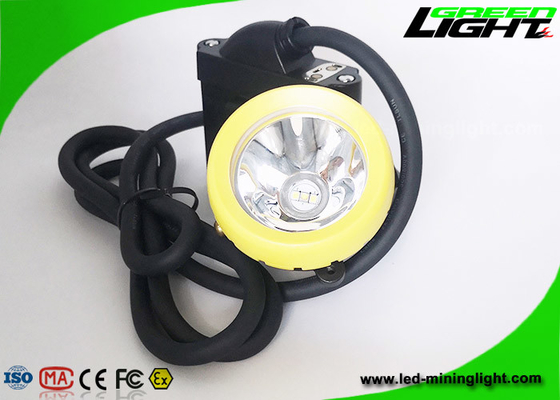 lámpara de casquillo minera atada de la lámpara de casquillo de los mineros de carbón de 10000lux 450mA 7.8Ah