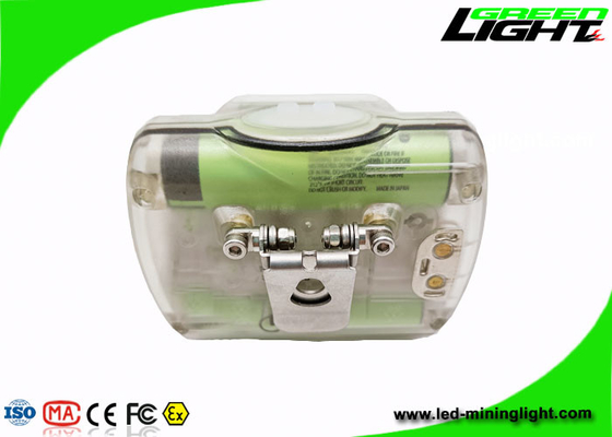 Batería transparente de la lámpara de casquillo de los mineros de GLC-6S 348lum 4.2W LED 6.8Ah Panasonic