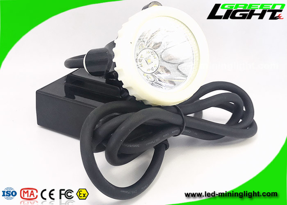 Luces mineras atadas 10000lux 6.6Ah del casquillo de la luz larga 216lum 450mA
