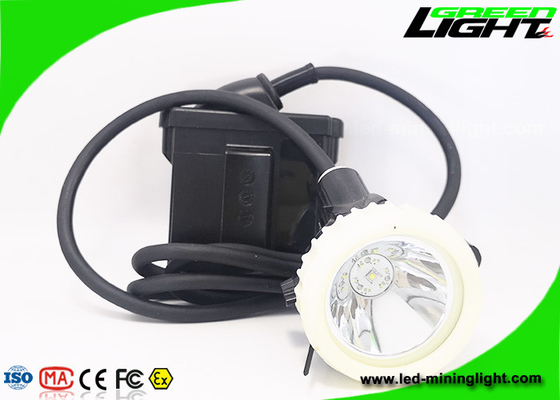 Luces mineras atadas 10000lux 6.6Ah del casquillo de la luz larga 216lum 450mA