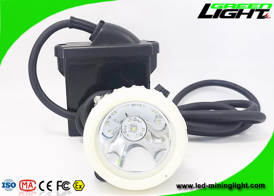 Lámpara de mina llevada atada recargable de la luz 1.11W del casco de mineros de 450mA 216lum