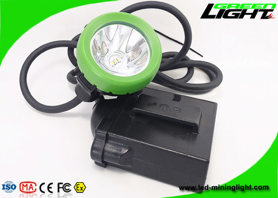 lámpara carbonífera subterráneo ligera 1.67W LED de la explotación minera atada de 10000lux 7.8Ah