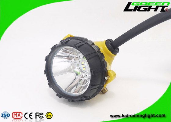 la lámpara de casquillo de la explotación minera de 450mA 221lum 15000lux LED 6.8Ah 3.7V llevó el faro minero
