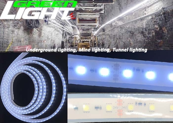 luces de tira flexibles de 1630lum 220V el 17W/M LED RGB explosivo anti SMD2835