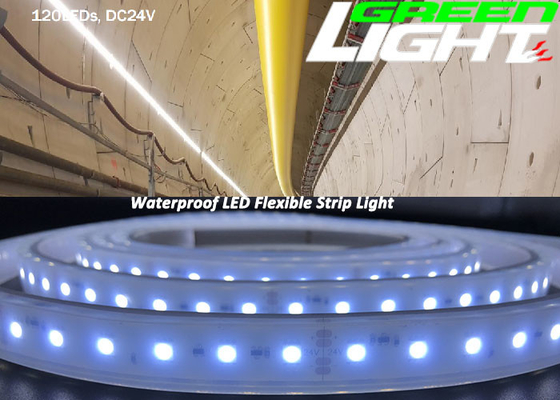 La fila del doble de SMD5050 30W llevó la luz de tira DC36V 2230lum para el túnel