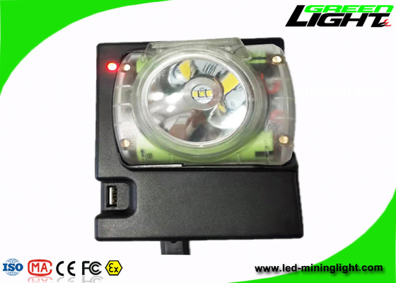 6800mA exhibición minera recargable del faro 232lum 13000 Lux Smart OLED de la prenda impermeable LED