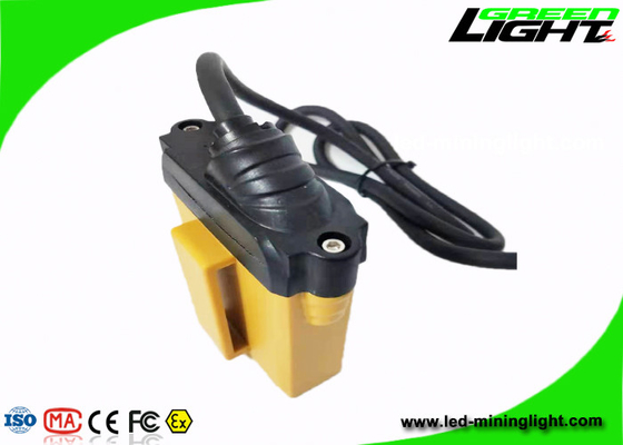 25000Lux 10.4Ah Lámpara de tapa de minería intermitente 348lum Clip de cabeza ajustable con luces de advertencia traseras