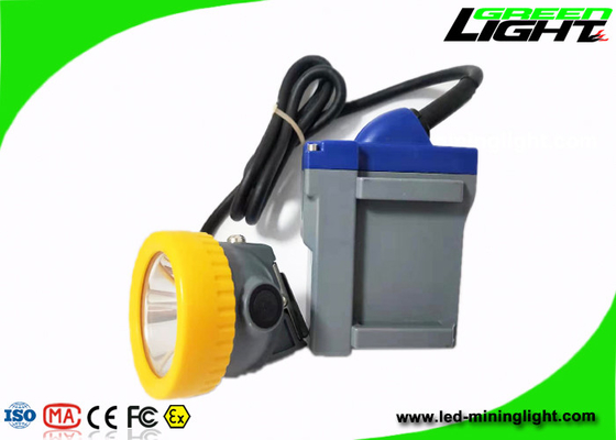 LED Cree Miners Casco Luz 15000Lux 6.6Ah Recargable 216lum Miner Cap Lámpara para subterráneo