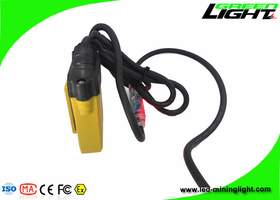 PC minera atada 25000Lux 348lum del ABS de la luz del casquillo 10.4Ah con la luz que destella llevada SOS