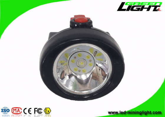 2.8Ah 4000 ligeros mineros llevados sin cuerda portátiles Lux Coal Miner Headlamp Cree llevó la hora laborable 15hours