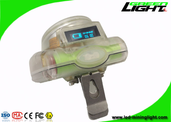 Pantalla desmontable de Headlamp 13000 Lux Underground With OLED del minero del LED