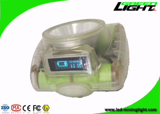 Pantalla desmontable de Headlamp 13000 Lux Underground With OLED del minero del LED