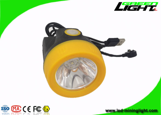 Lámpara de tapa de minero de carbón de 10000Lux, 3800mAh, carga magnética USB, faro portátil para mineros con botón de silicona, Clip ajustable