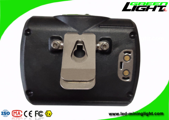 Portátil 13000 Lux Cree Led Miner Headlamp con pantalla OLED SOS 232lum Clip de acero inoxidable ajustable