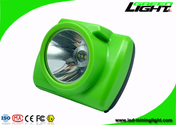 Portátil 13000 Lux Cree Led Miner Headlamp con pantalla OLED SOS 232lum Clip de acero inoxidable ajustable