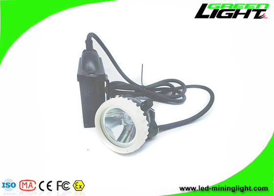 10000Lux LED Miners Cap Lámpara Batería de litio recargable 1.67W 6600mAh ABS PC Impermeable