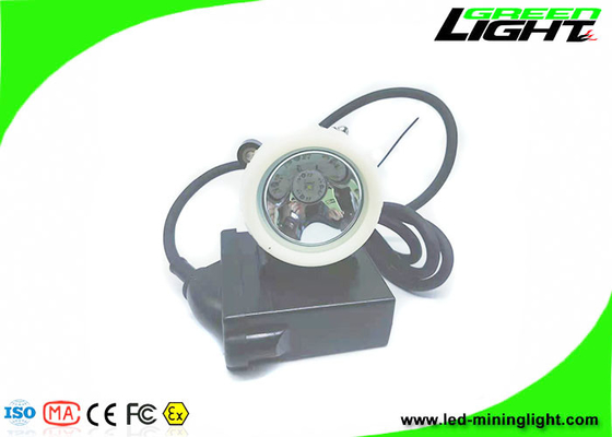 10000Lux LED Miners Cap Lámpara Batería de litio recargable 1.67W 6600mAh ABS PC Impermeable