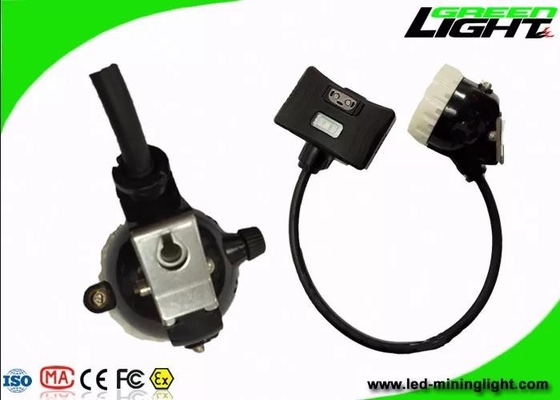 Luz de casco de minería con cable, 10000 Lux, recargable, para mineros, batería de iones de litio de 5200mAh con luz de advertencia trasera