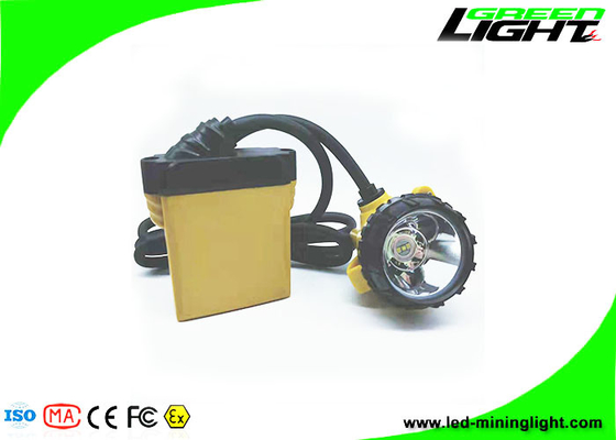 25000Lux 10.4Ah Lámpara de tapa de minería con cable Faros de minería subterránea Taza de iluminación de aluminio