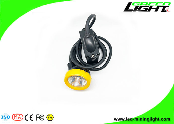 10000 Lux 18 horas 7800 mAh LED Miners Cap lámpara con cable con función de advertencia de menor potencia