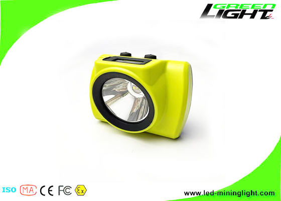 18000lux OLED Pantalla LED Minería Cap Luces Subterráneas 6.8Ah Panasonic Miner Faro recargable para sistema de seguimiento